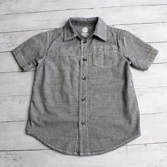 Wonder Nation Boy's Casual Button Down Dress Shirt Size XS 4 5 - Picture 3 of 5